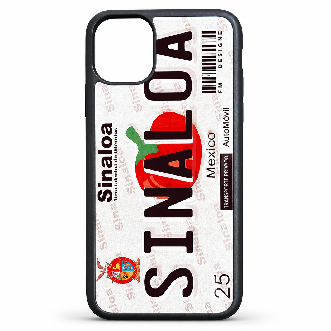 Funda personalizada para celular estilo placa